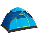 2-Person Instant Quick Pitch Camping Tent 3-Season Dome Tent with Carry Bag, Blue