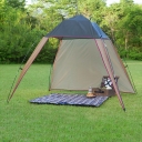 Outdoor Triangular Design Easy-Up Tent 4 Persons 3 Season Sunshade Shelter Lightweight