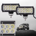 7 Inch Off Road LED Light Bar 36W 60 Degree Spot Beam Car Light For Off Road, Truck, 4WD, BOAT, JEEP, Pack of 2
