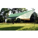 Shade Shelter 4 Persons 3 Season Camping Tent Tarp Lightweight Sun-proof Tent Green