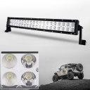 3C 22 Inch Off Road LED Light Bar CREE LED 120W 30 Degree Spot 60 Degree Flood Combo Beam Car Light For Off Road 4WD Jeep Truck ATV SUV Boat