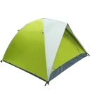 Easy up Portable Camping Family Tent 3-Person 3-Season Anti-UV Dome Tent, Green