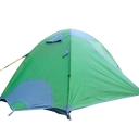 Zippered Door Outdoors 2-Person Camping 3-4 Season Dome Tent with Carry Bag (Green)