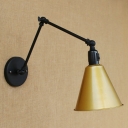 Industrial Swing Arm Wall Sconce, 5
