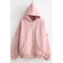 New Arrival Fashion Sweetheart Embroidered Long Sleeve Loose Hoodie