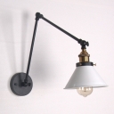 Industrial Adjustable Wall Sconce with 8
