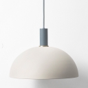 Industrial Pendant Light in Nordic Style Indoor with Dome Shade, Color Option
