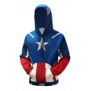 New Arrival Fashion Color Block Long Sleeve Casual Sports Hoodie
