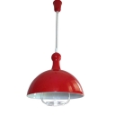 Industrial Extendable Pendant Light with Dome Shade, Multi Color Options