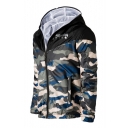 Fashion Classic Camouflage Pattern Hooded Long Sleeve Sun-Proof Coat