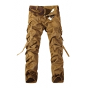 Hot Popular Basic Simple Plain Loose Oversize Multi Pockets Casual Pants