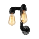 Industrial Wall Light Retro Vintage Pipe Fixture E27 LED Creative Open Bulb Style