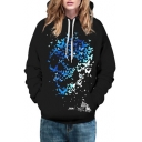 New Collection Butterflies Skull Pattern Long Sleeve Sports Leisure Hoodie