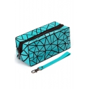 New Fashion Diamond Pattern Zippered Makeup Bag