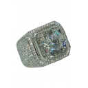 Fashionable Simple Shimmering Diamond Ring