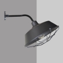 Industrial Wall Light with 14.17''W Warehouse Metal Shade in Barn Style