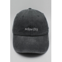 Chic Letter Embroidered Outdoor Casual Unisex Baseball Cap