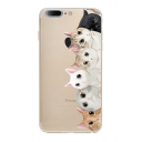 Nifty Cartoon Cat Pattern Soft iPhone Mobile Phone Case