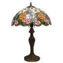 Floral Theme Glass Shade Tiffany 15.75