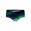 3D Aurora Printed Women's Underwear Panty