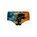 3D Tree Printed Skinny Women's Underwear Panty