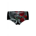 Skeleton Floral Printed Women's Underwear Panty