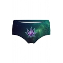Leaf Galaxy Printed Women's Underwear Panty
