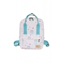 Cute Ice Cream Triangle Printed Backpack School Bag