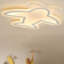 20.87 Inch Helicopter Boys Room LED Ceiling Lamp  Ultra-Thin