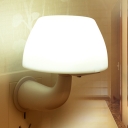 Plug-in Light/Voice/Remote Control Mushroom Mini Wall Night Light for Corridor Stairway