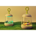Rechargeable Plastic Color Changing Micro Botany LED Night Light 2 Styles for Option