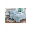 Three Pieces Floral Printed Bedding Sets Duvet Cover Set Bed Pillowcase