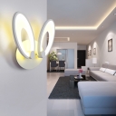 Applique murale LED pour enfants avec oreilles de lapin mignonnes