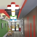 Adorable Acrylic Pendant Lamp with Plus/Minus/Multiply/Divide Colorful Modernism LED Suspension Light for Nursing Room