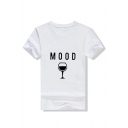 MOOD Cup Printed Round Neck Long Sleeve Graphic T-Shirt
