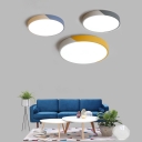 Post-Modern Creative Design Led Surface-Mount Lighting Multicolor Metal Round Ceiling Light