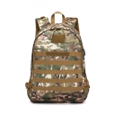 PUBG Chicken Dinner Velcro Patched Camouflage Printed Backpack School Bag