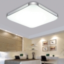 Modern Office White Light Aluminum Led Flush Lighting Square Rectangular Lights Led for Office