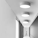 Bright White Light Acrylic Lampshade Flush Mount Office Lighting Led Round Ceiling Lights