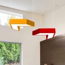 Creative Colorful Modern Design Adjustable Led Arrow Shaped LED Pendant Light 17.7