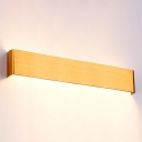 4 Sizes Available Post Modern Brushed Aluminum Wall Light Indirect Lighting Gold Led Linear Wall Sconce for Bedroom Stairways Living Room