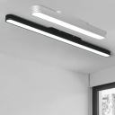 Contemporary Decorative Office Commercial Led Linear Fixture 8-18W Super Slim Linear Flush Light