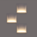 Nordic Contemporary Creative Indoor Wall Light Metal Square Sconces  for Balcony TV Wall