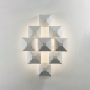 Trendy Designers Lighting Matte Black/White 5 Light/9 Light Led Wall Sconce 13