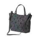 Geometric PU Leather Large Capacity Crossbody Bag