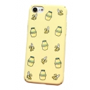 Cute Banana Milk Printed Mobile Phone Case for iPhone
