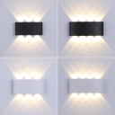 Modern Waterproof Outdoor Wall Lighting Max 8W Warm White Neutral Colorful Light Aluminum Sconces