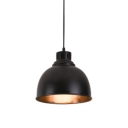 Industrial Style Polished Black Vintage Single light Mini Pendant for Restaurant Cafe 2 Designs for Option
