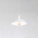 Industrial Barn Pendant Light in Retro Style with 18.11''W Metal Shade