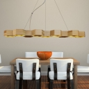 Contemporary LED Long Chandelier 27.56